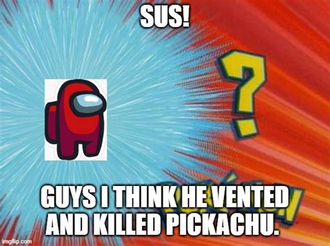 Pokemon Among Us Meme