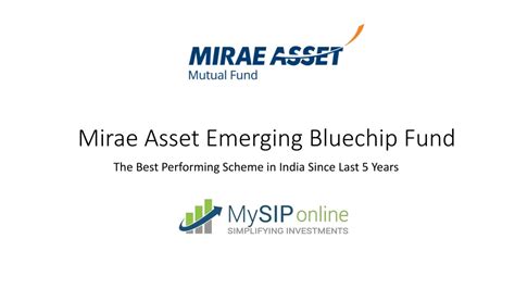 Ppt Start Your Sip With Mirae Asset Emerging Bluechip Fund Powerpoint