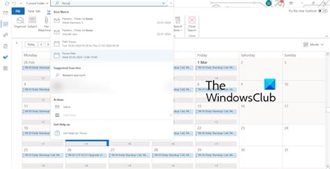 How to set or remove Focus Time in Outlook?