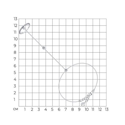 Браслет-слейв из серебра с фианитами SOKOLOV - купить в официальном ...