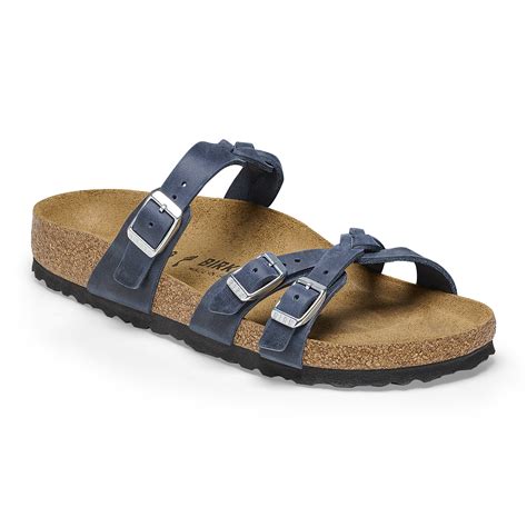 Birkenstock Women S Franca Sandal Braided Navy Leather Birkenstock And More