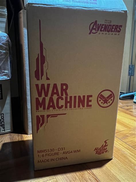 Hot Toys MMS530D31 復仇者聯盟終局之戰戰爭機器 War Machine 1 6 比例 興趣及遊戲 玩具 遊戲類 Carousell