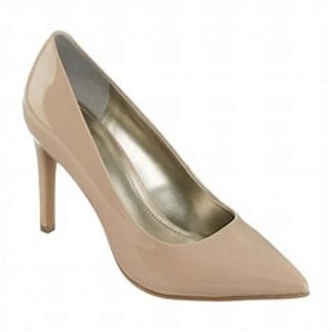 Worthington Shoes Worthington Blush Nude Faux Leather Pointy Toe High Heel Stilettos New