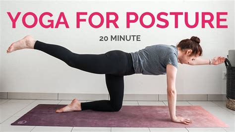 20 Min Yoga For Better Posture Yoga For People Who Sit All Day Yoga