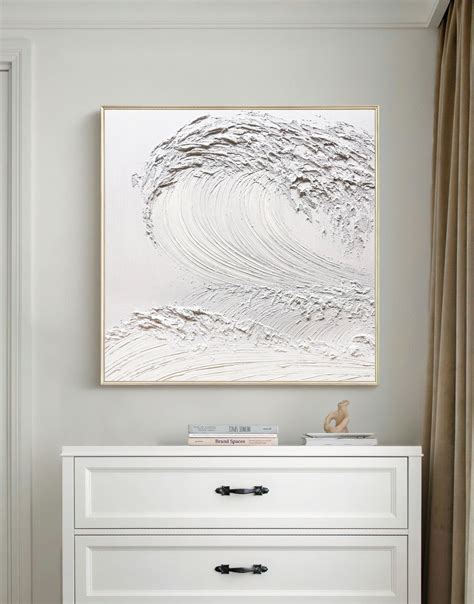 White Abstract Wall Art White Textured Wall Art White Abstract Art ...