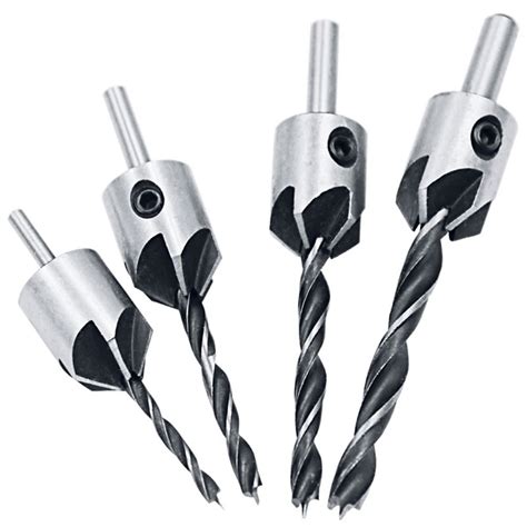 Countersink Drill Bit Set Hole Drill Woodworking Chamfer Bit Set