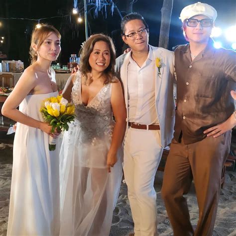 Cathy Garcia Molinas Beach Wedding Stuns And Makes Waves