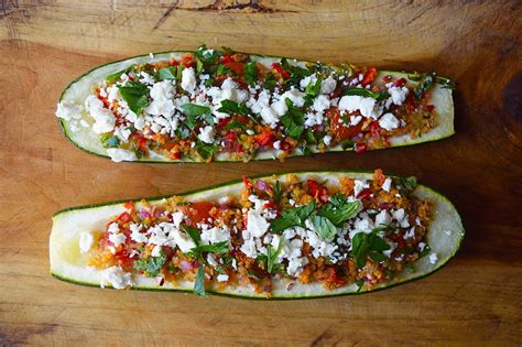 Mediterranean Zucchini Boats Recipe