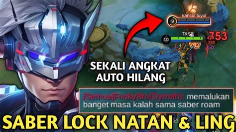 SABER ROAM LOCK NATAN LING SEKALI ANGKAT AUTO HILANG BUILD SABER