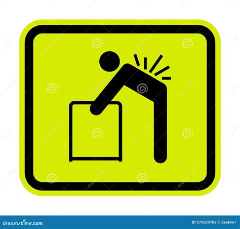 Lifting Hazard May Result in Injury See Safety Manual for Lifting