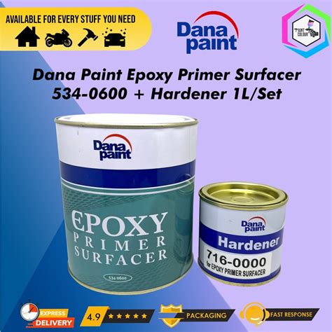 Jual Dana Paint Epoxy Cat Dasar 0600 Primer Surfacer GREY 1kg