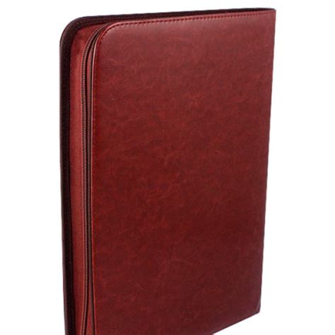 Eco Friendly Pu Leather Portfolio Planner With Key Holder