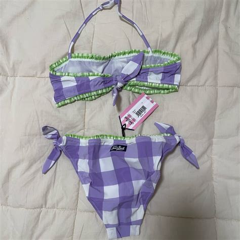 MC2 Saint Barth Swim Mc2 Saint Barth Melody Gingham Bralette Bikini Poshmark