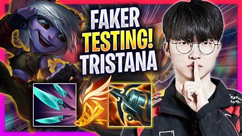 Faker Testing Tristana Mid In Korea Soloq T Faker Plays Tristana