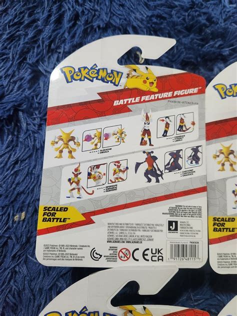 Pokemon New Battle Figures Infernape Alakazam Garchomp Cinderace