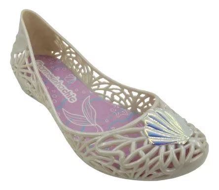 Sapatilha Infantil Feminina Charmosinha Chic Concha Nude MercadoLivre