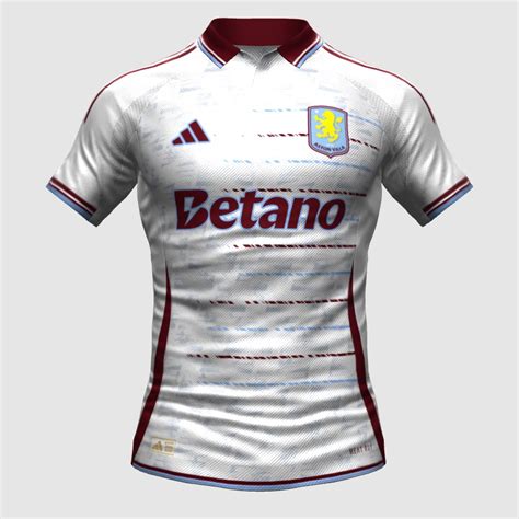 Aston Villa X Adidas Away 24 25 FIFA 23 Kit Creator Showcase