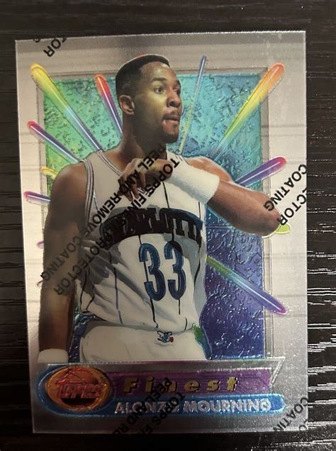 1994 95 Topps Finest 100 Alonzo Mourning For Sale Online EBay