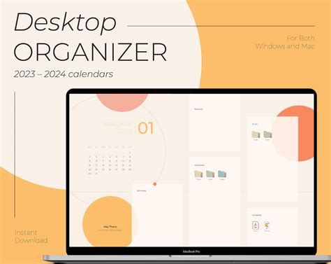 Desktop Wallpaper Organizer for Mac and PC Digital Download Desktop ...