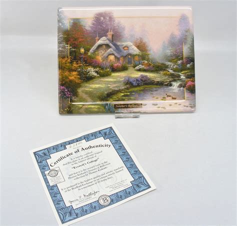 Thomas Kinkade Everett S Cottage Summer Hanging Etsy