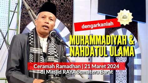 Dr H Bakhtiar M Ag New Ceramah Ramadhan H Di Masjid Raya