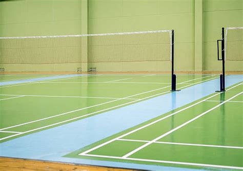 Badminton Court Stock Photos Pictures And Royalty Free Images Istock