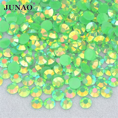 Junao 2mm 3mm 4mm 5mm 6mm Wholesale Bulk Package Non Hot Fix Strass