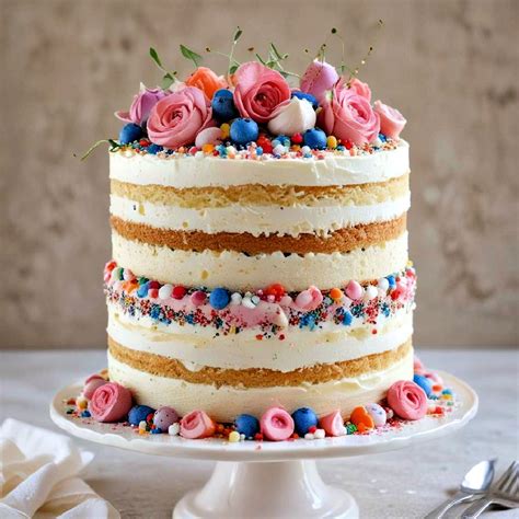 40 Naked And Semi Naked Wedding Cake Ideas To Steal