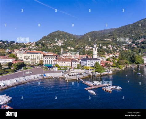 Stadt Von Cernobbio Comer See In Italien Stockfotografie Alamy