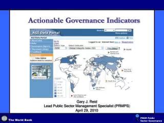 Ppt The Worldbank Worldwide Governance Indicators Powerpoint