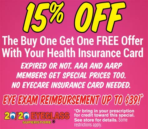 Coupons for Glasses in Central FL | 20/20 Eyeglass Superstore