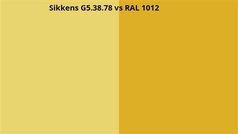 Sikkens G Omzetten Naar Ral Ral Kleuren