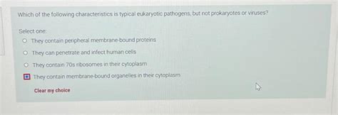 Solved Which of the following characteristics is typical | Chegg.com