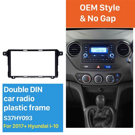 Superior Doppel Din 2017 HYUNDAI I 10 Autoradio Fascia Surround Panel