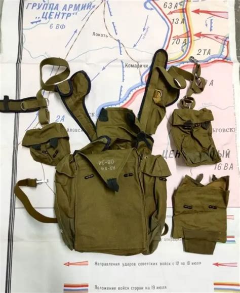 KOMPLETTSET SOWJETISCHE RUSSISCHE Armee Airborne VDV Rucksack RD54 ...