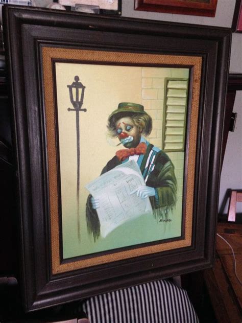 Emmett Kelly Clown Oil Painting At Explore