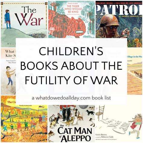 Children's Books about the Futility of War