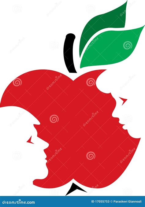 Adam, Eve And The Apple Stock Photos - Image: 17055753