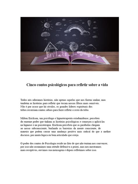 Contos Psicológicos para Reflexão | PDF | Psicologia | Tempo