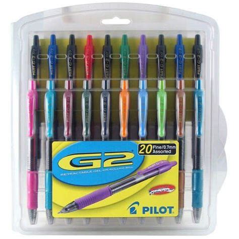 Pilot G2 Premium Refillable And Retractable Rolling Ball Gel Pens Fine