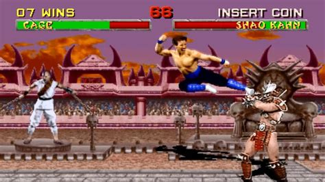 Mortal Kombat 2 Arcade Johnny Cage Gameplay Playthrough YouTube