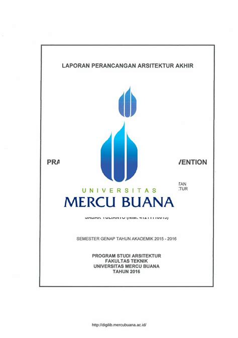 Pdf Repository Mercubuana Ac Idlaporan Perancangan Arsitektur Akhir