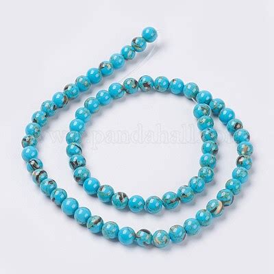 Wholesale Sea Shell And Synthetic Turquoise Assembled Beads Strands