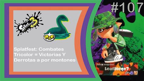 Splatoon Parte Splatfest Combates Tricolor Victorias Y