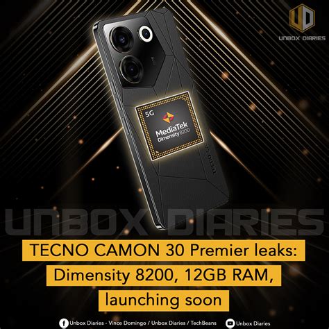 Tecno Camon Premier Leaks Dimensity Gb Ram Launching Soon