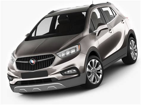 Buick Encore 2017 3d Model Max Obj 3ds Fbx C4d Lwo Lw Lws