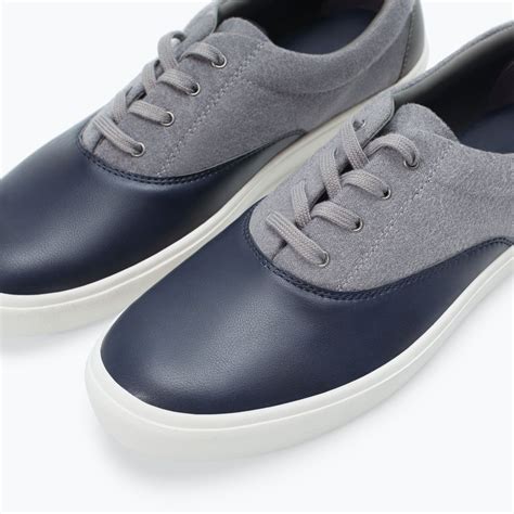 ZARA - МУЖЧИНЫ - КОМБИНИРОВАННЫЕ КЕДЫ С ФЕТРОМ Zara Man, Zara United ...