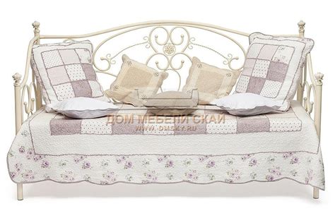 Кровать-кушетка металлическая JANE 90x200, белый - купить в Москве ...