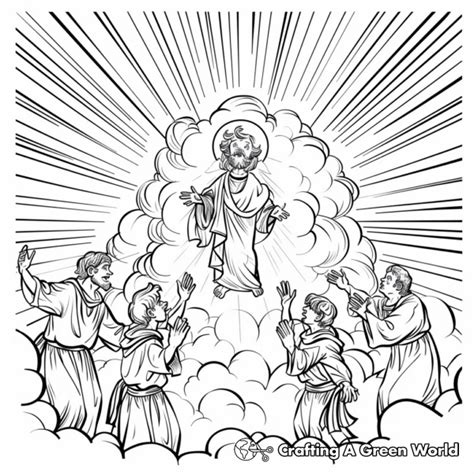 Transfiguration Coloring Pages - Free & Printable!