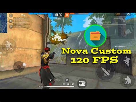 FREE FIRE CUSTOM ATUALIZADA 120 FPS NO ULTRA ALTO FPS RODANDO LISO